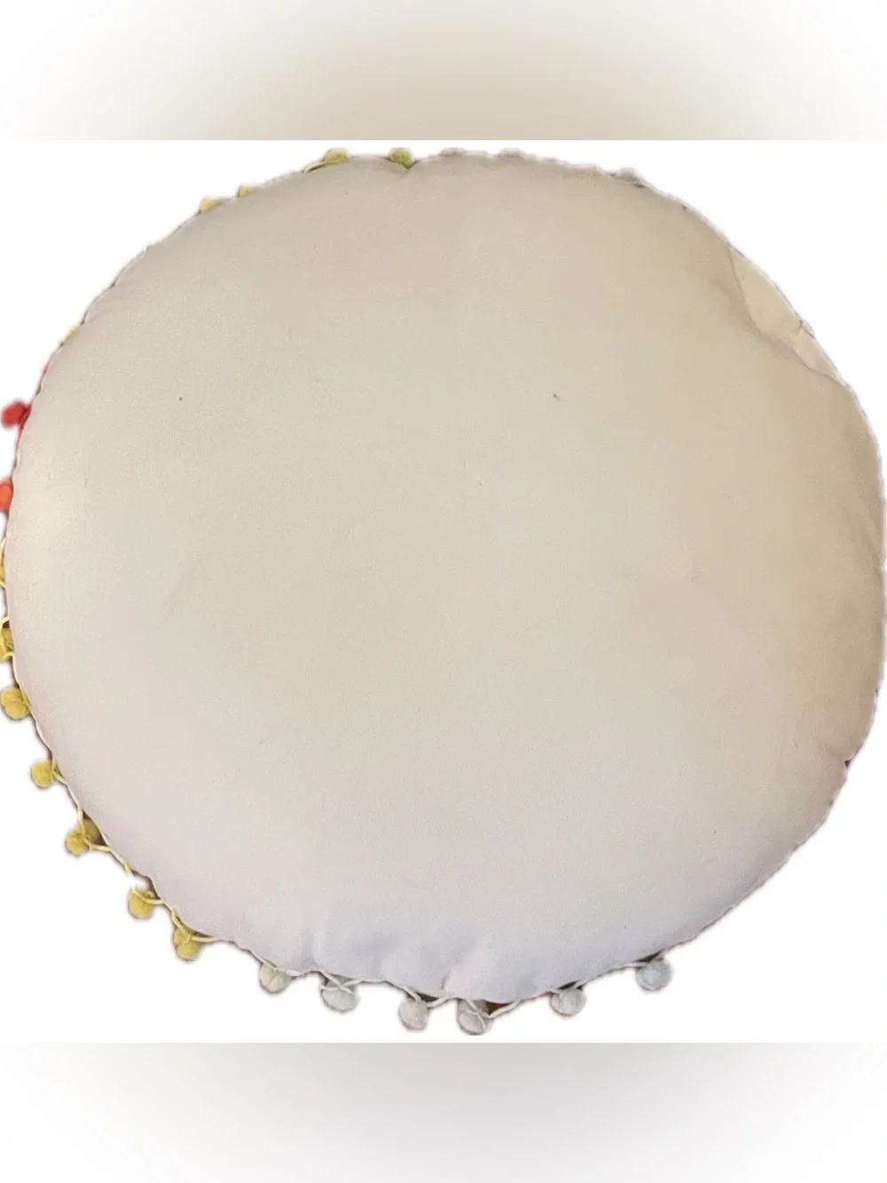 Round Decorative Pillow - Multicolor Boho Medallion